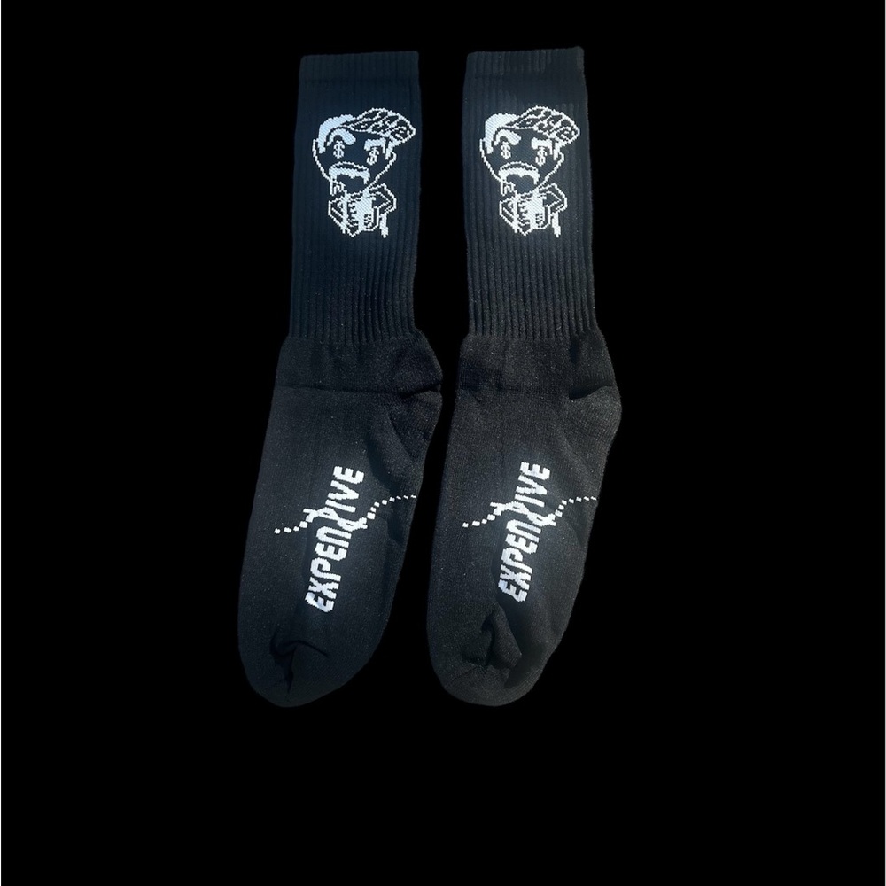 EXPENZIVE TASTE CREW SOCKS